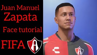 Juan Manuel Zapata Atlas  Face tutorial  FIFA [upl. by Anolahs]