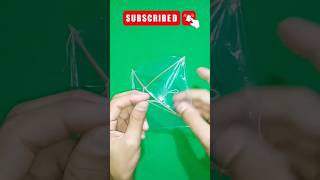 How To Make Plastic Bag Kite  Flying Kite  Patang Kese Banate He [upl. by Ralli234]