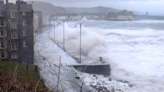 Huge Storm Waves Aberystwyth 3 January 2014  Part 2 [upl. by Walther437]