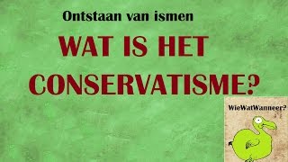 Wat is conservatisme En Romantiek [upl. by Aicylla]