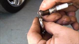 Changing the Spark Plugs on Jaguar S type R part 1 [upl. by Alicirp]