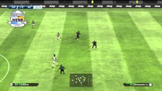 Juventus vs Inter Milan Gameplay lluvioso PES 2015 Preview Version PC [upl. by Essej]