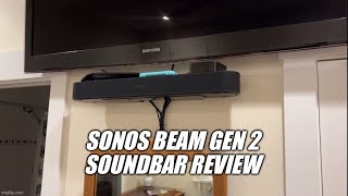 Sonos Beam Gen 2 soundbar unboxing mounting and review [upl. by Sacks1]