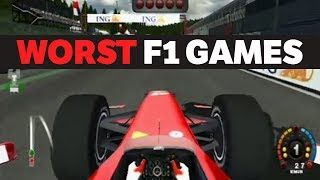 The Top 5 Worst F1 Games In History [upl. by Elaen]