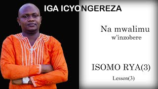 Eng 3 Kwiga Kuvuga vuba Icyongereza mu minota 10Learn how to Speak English Quickly in 10 min [upl. by Goodwin]