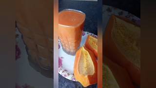 Healthy papaya juice 😋Easy and best way 🥤Aahaworld 🌎youtube shorts [upl. by Oiretule]