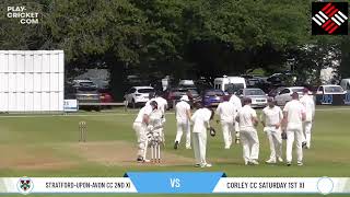 StratforduponAvon CC 2nd XI v Corley CC Saturday 1st XI [upl. by Dickie]