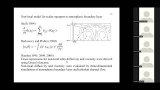 F Hamba  Analysis and Modeling of Nonlocal Eddy Diffusivity in Turbulent Flows [upl. by Now543]