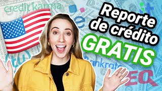 Cómo checar tu crédito GRATIS en Estados Unidos 💳 [upl. by Yarased]