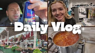 Daily Vlog  Mergem la PIATA la SELGROS FACEM CIORBA DE VACUTA si bem un RED BULL⁴ᴷ⁶⁰ [upl. by Pesek]