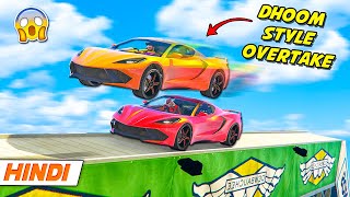 GTA 5 Most EPIC LAMBORGHINI Car Overtake 😱  GTA 5 Online Hindi Funny Moments  Saxisam [upl. by Marge10]