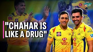 MS Dhoni Answers Why Deepak Chahar Is Like A Drug  Chennai Super Kings  IPL [upl. by Eerrahs]