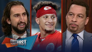 Patrick Mahomes reclaims top spot on Mahomes Mountain Nicks QB Tiers  NFL  FIRST THINGS FIRST [upl. by Ferdinanda]