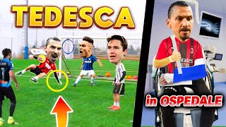 TEDESCA Challenge di SERIE A finita in OSPEDALE [upl. by Ozzie]