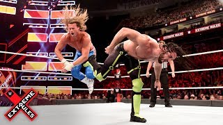 Seth Rollins and Dolph Ziggler push themselves to the limit WWE Extreme Rules 2018 [upl. by Leihcim58]