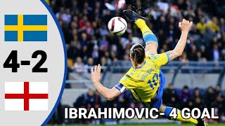 Sweden vs England 42  Extended Highlight and Goals Ibrahimovic bicycle kick Goal 2012 HD [upl. by Nueovas]