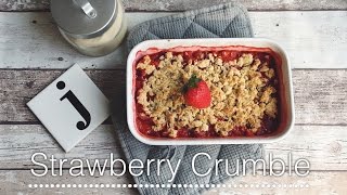 CRUMBLE VEGANO ALLE FRAGOLE [upl. by Leber]