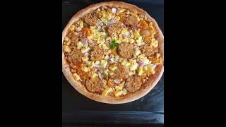 pizza recipe sinhala කට දැවිල්ලට කොච්චි සොසේජ් පීට්සා එකක් කමුද shorts [upl. by Neibaf160]