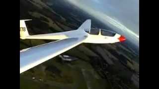 Glider Winch Launch 0  1900ft in 45 seconds [upl. by Oiril]