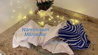 Körnerkissen Wärmekissen in Mikrowelle richtig erwärmen  Lilo Siegel [upl. by Carpio]