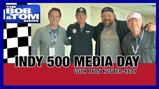 IndyCar Driver Ryan HunterReay Joins Us at Indy 500 Media Day [upl. by Macdonald]