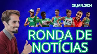 ROGÉRIO AMARAL SUB 8 NOS 3000M  PORTUGUESES NA MEIA MARATONA DE SEVILHA [upl. by Ellinehc]