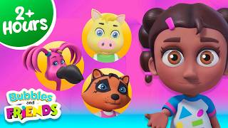 Bubbles and Friends Season 2 Part 2  2 Hours Compilation  Educational Cartoon for Kids [upl. by Gavra227]