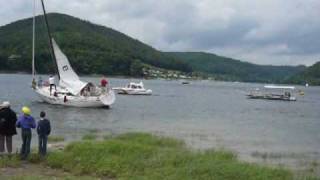 Havarie einer Segelyacht am Edersee im Juli 2009 [upl. by Satterlee]