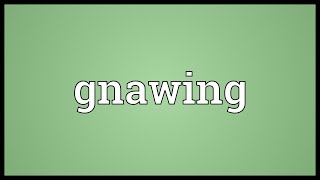 Gnawing Meaning [upl. by Laira]