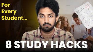 8 Study tips for students  Study hacks every one should know  Study tips for exams [upl. by Linnet927]