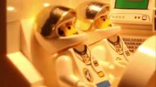 Andre Kuipers lancering naar ISS in Lego [upl. by Oine]