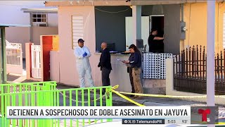 Operativo termina con el arresto de sospechosos de doble asesinato en Jayuya [upl. by Aramoix]