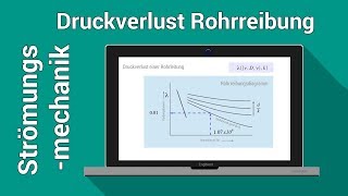 Pumpenleistung und Druckverlust in Rohrleitung  Anwendung Moody Diagramm  Strömungsmechanik [upl. by Lalo]