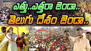 ఎత్తుఎత్తరా జెండాతెలుగు దేశం జెండాMadhu Priya SongsChandrababuTDPTelugu Desam Party [upl. by Heyde]