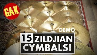 15 Ride Cymbal Comparison  Zildjian [upl. by Kral791]