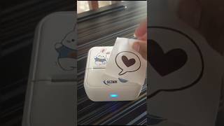 Mini pocket printer 🖨️ video youtube youtubeshortsminiprinter [upl. by Shea]