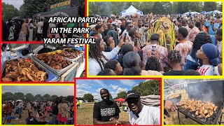 Gambia 🇬🇲 🇸🇳 SeneGambias Biggest African Summer PARTY IN THE PARK UK YARAM FESTIVAL [upl. by Jephthah]