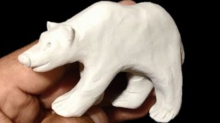 ✅ COMO HACER UN OSO POLAR DE PLASTILINA PASO A PASO ✅ MI MUNDO DE PLASTILINA  MY CLAY WORLD [upl. by Barnaby]