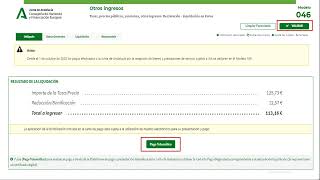 Instrucciones para presentar el modelo 046 de pago de tasas en Andalucía [upl. by Eniotna]