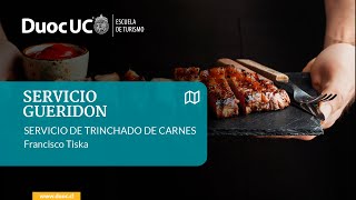 Servicio Gueridon  Servicio de trinchado de carnes [upl. by Aihsot166]