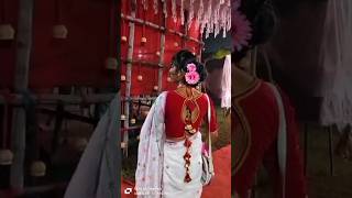 এমন মধুর সন্ধ্যায় 🔥🥵 নবমীর রাতের সাজ ❤️🔥 cutetrending song reels viralvideo explore love yt [upl. by Okwu]