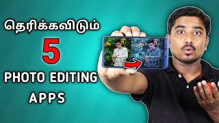 5 Professional Photo Editing Apps For Android  Best Photo Editing Apps Android Tamil [upl. by Akinert]