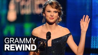 Taylor Swift Wins Album Of The Year For Fearless At The 2010 GRAMMY Awards  GRAMMY Rewind [upl. by Alhsa615]