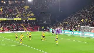 LATE DAVINSON SANCHEZ GOAL WINS IT FOR SPURS VS WATFORD FC  LIVE PREMIER LEAGUE GAME  VICARAGE RD [upl. by Yahiya993]