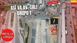 Así va Construcción de TransMilenio Avenida Cali entre Av Circunvalar Sur y Av Bosa en Bogotá 🇨🇴 [upl. by Ennaillek]