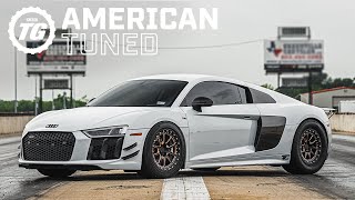 2000 HP TwinTurbo Audi R8 V10 EATS Stock Axles  American Tuned Ft Rob Dahm [upl. by Ttenna72]