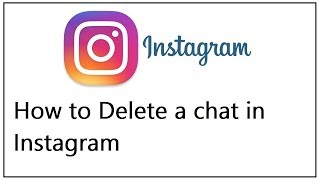 How to Delete a chat in Instagram [upl. by Adolph]