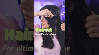 Haircut Tutorial💇‍♀️ Doing This For Years Now😅Product Used glow guard hair serum mcosmeticsline [upl. by Chuck]