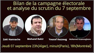 Bilan de la campagne électorale et analyse du scrutin du 7 septembre [upl. by Salomo]