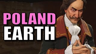 Civ 6 Poland Gameplay True Start Earth Location Map Let’s Play Civilization 6 Poland  Part 9 [upl. by Zed854]